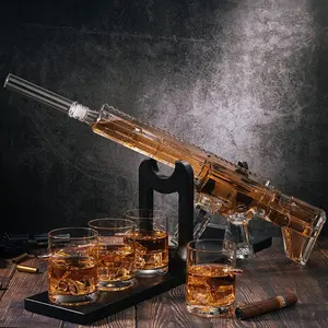 AR-15 Whiskey Decanter with Bullet Glasses AR-15 Whiskey Decanter with Bullet Glasses