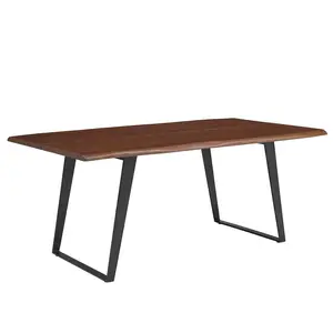 Modway Viggo 74" Live Edge Acacia Wood Dining Table