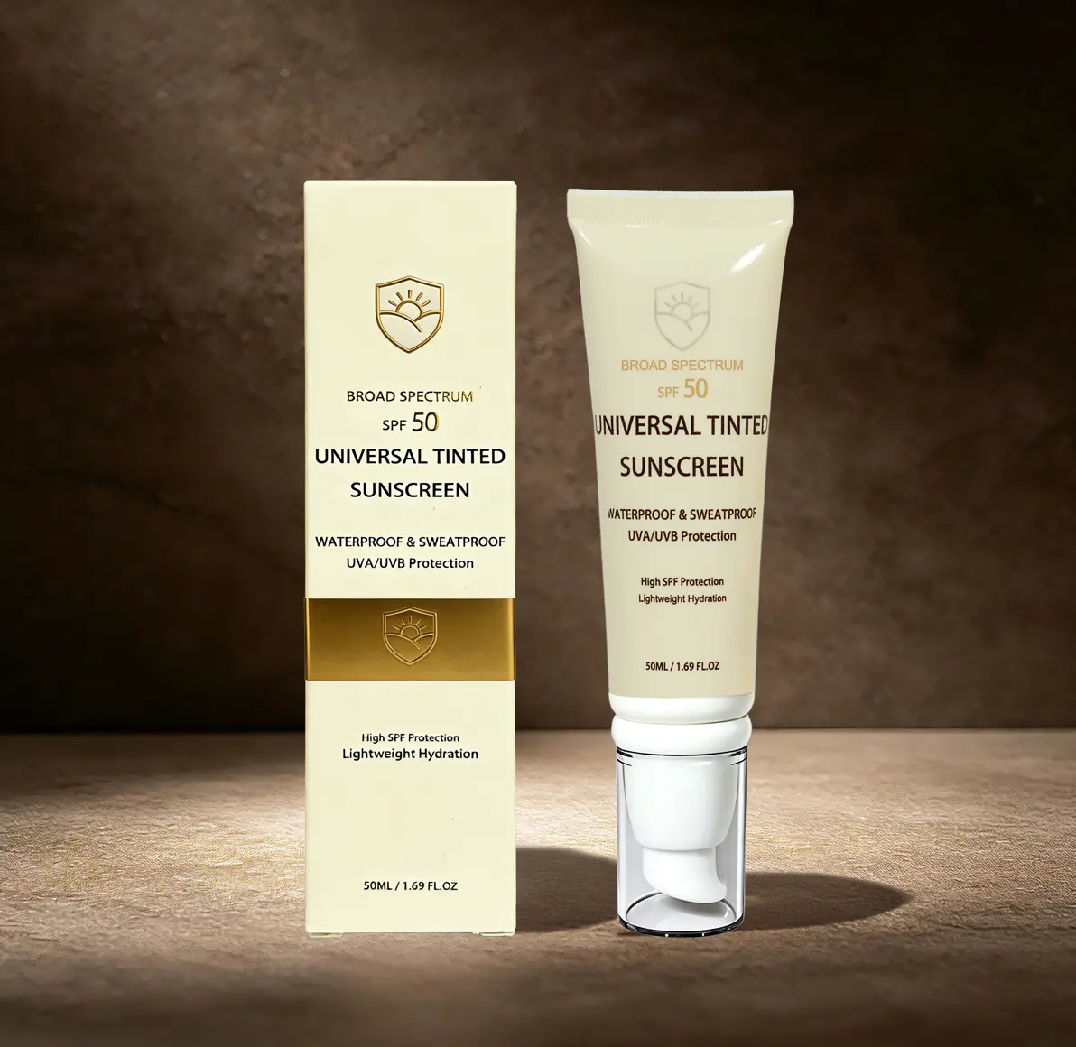Waterproof Tinted Sunscreen SPF 50 | Broad Spectrum | Oil Control, Seamless Blend For All Skin Tones