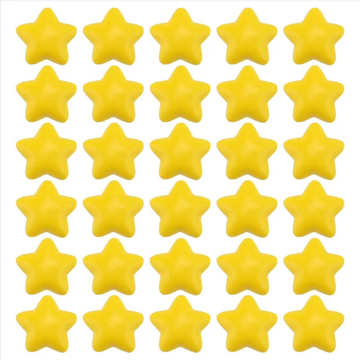 30Pcs Mini Foam Star Stress Balls Bulk - Decompression Squeeze Balls for School Carnival Rewards, Student Prizes (Home & Bathroom Gadgets)