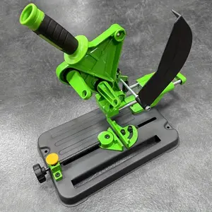 1 piece multifunctional metal grinder bracket-angle grinder bracket multifunctional fixing base cutting and polishing auxiliary tool metal base stable and durable non-charged Angle Grinding Tools