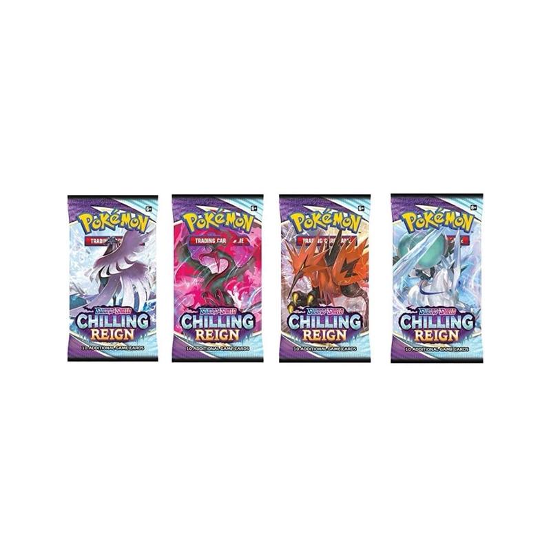 Pokemon Chilling Reign Booster Pack - Collect and Trade Cards with Friends