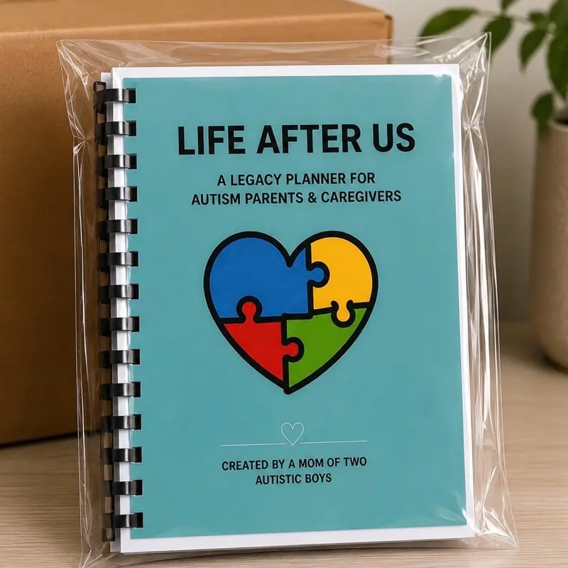Autism Emergency & Caregiver Planner | Life After Us Legacy Planner | Medical, Routines & Emergency Information