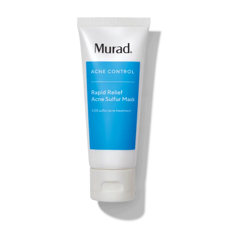 Rapid Relief Sulfur Kaolin Clay Original Scented Face Mask - Aromatic Eucalyptus, Salicylic Acid Gel for Acne-Prone Adults, Blackhead Removal, Redness Relief, Excess Shine Absorption, Pimple Size Reduction, Soothing Pore Hydration
