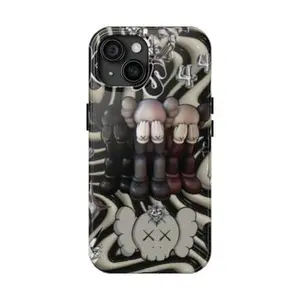Aesthetic Kaws Color phone case, Trendy, Shockproof for iPhone