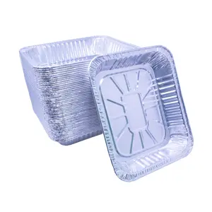 Premium Aluminium Foil Half Pan Rectangular (13 x 10.6 x 2.48), Extra Heavy Duty Disposable Foil Pan For Baking (1 Pack) Roasting & Chafing, Deep Tin Foil Bakeware, Steam Table Tray, Cookware, Food Prepping, Cake & Oven Pan