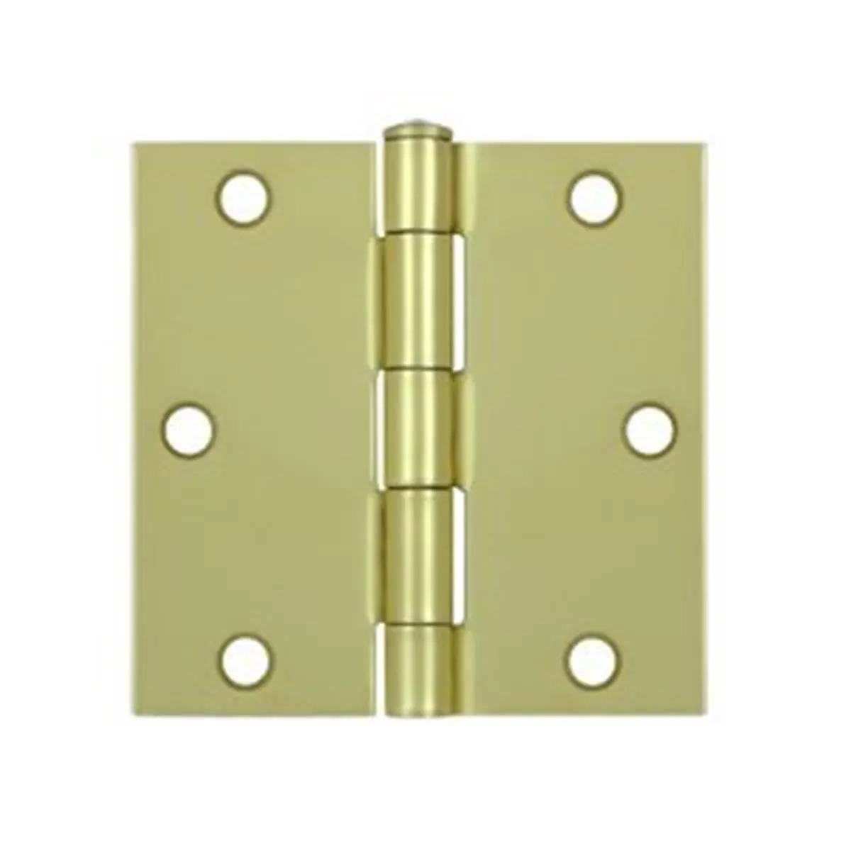 Deltana S35U4-R Threaded Metal Hinge, 3.5 x 3.5 in. Square Right-Hand Steel Hinge - US4, Threaded Metal Hinges