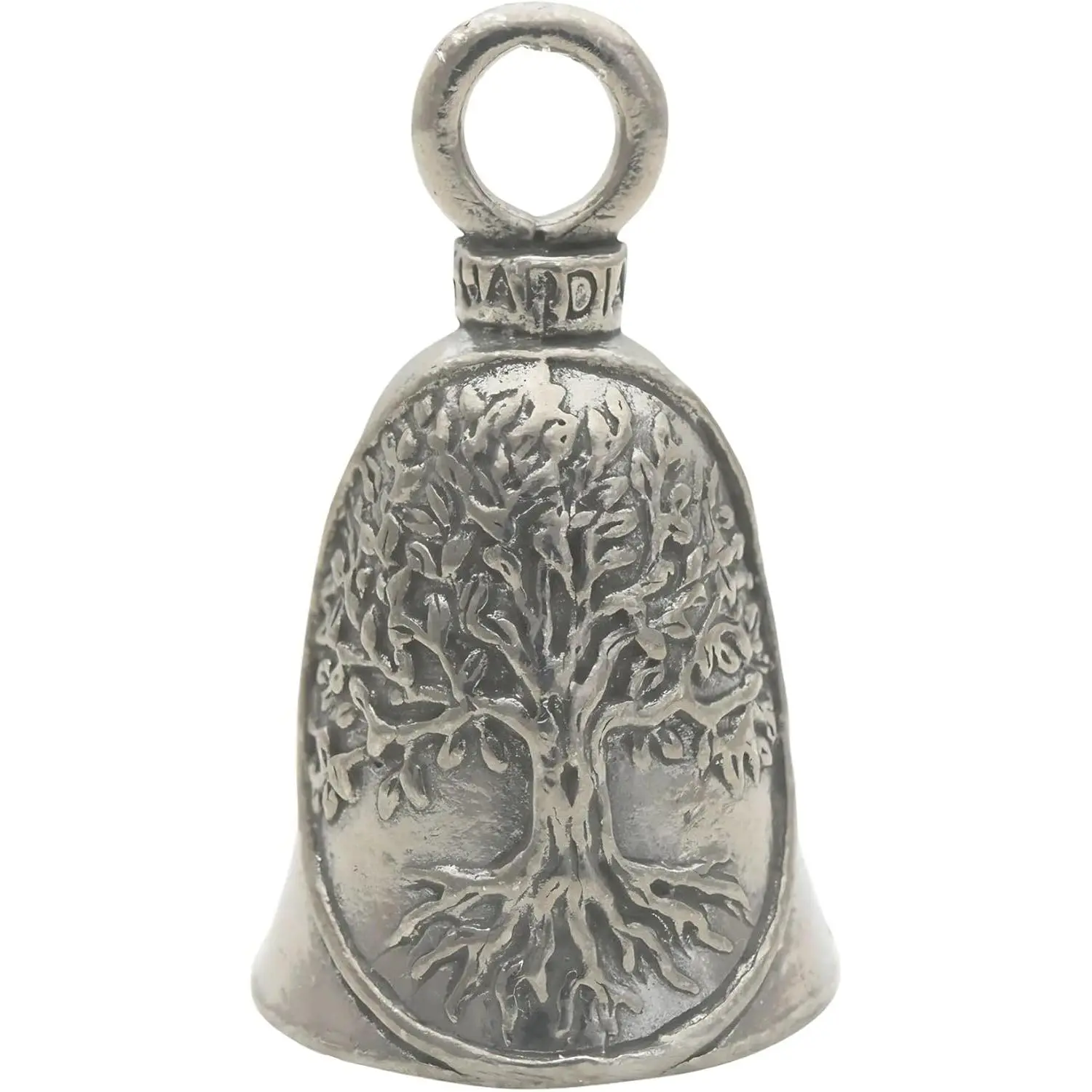 Guardian Bell Celtic Good Luck Bell w/Keyring & Black Velvet Gift Bag | Motorcycle Bell | Lead-Free Pewter | Made in USAGift.
