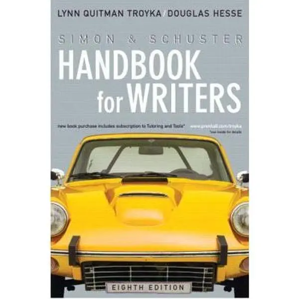 USED Book - Simon & Schuster Handbook for Writers by Lynn Quitman Troyka (Hardcover) - english