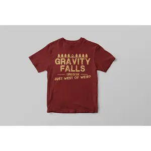 Gravity Falls West of Weird Shirt, Gravity Falls Inspired Unisex Shirt, Gravity Falls Merch