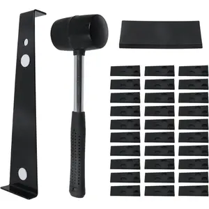33 Count Flooring Installation Tools Kit Laminate Vinyl Flooring Tools Includes Pull Bar, Spacers, Tapping Block and Hammer for DIY Professional Use