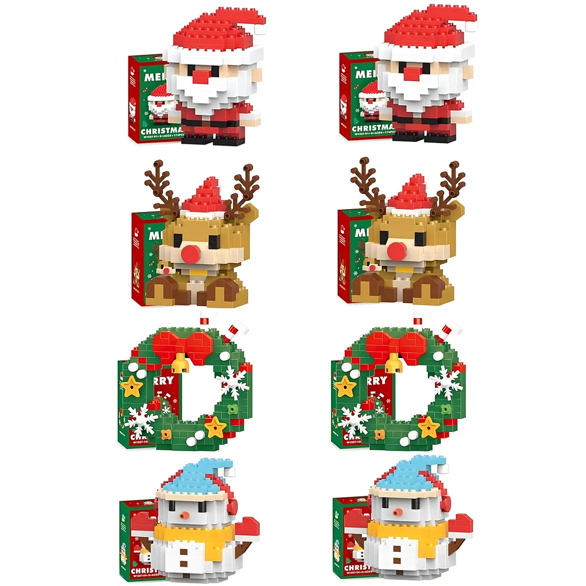 8boxs Christmas ornaments