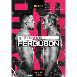 UFC 279: Nate Diaz vs Tony Ferguson 2022 MMA Fight Poster Print