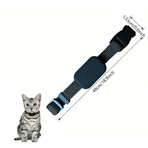 GPS Tracker for Cars & Pets - Mini Clear Design, Weatherproof Case, Works with Apple Find My (iOS Only),  IP67 Waterproof, Global Coverage Location Tracker reminder dog fence wireless Gps Tracking Detector Durable dog accessories reflective harness