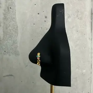 3-Diamond Nose Ring - Elegant Nose Jewelry for Women