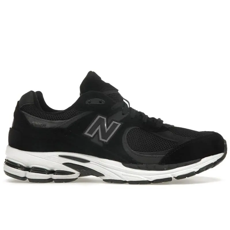 New Balance 2002R Black Gunmetal Men's Sneakers Casual Running Shoes Cushioned Athletic Footwear Low Top Lace Up Retro Style Everyday Streetwear Black Gunmetal
