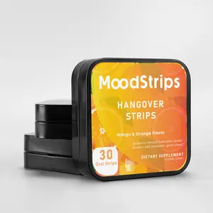 MoodStrips | 30 Strips | Hangover Relief | Ayurvedic Wellness Strips | Prevents Hangovers, Supports General Wellness