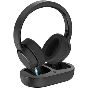 TV Headphones, TV Headphones  for Seniors with Transmitter  Base,  Headphones Compatible with  TVs, No Audio Delay, Plug and Play,  for the /Parents