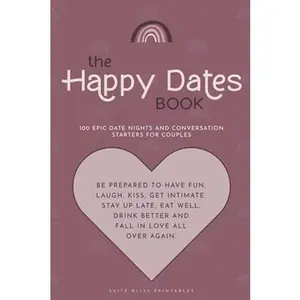USED-The Happy Dates Book: A Date Night Journal for Couples with 100 Date Night Activities and Random Conversation Starters by Stephanie Webber (Paperback)