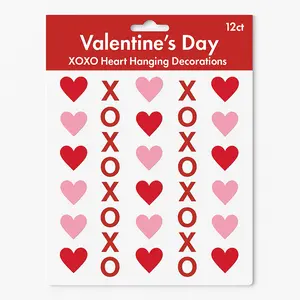 Valentine's Day XOXO Heart Hanging Decorations