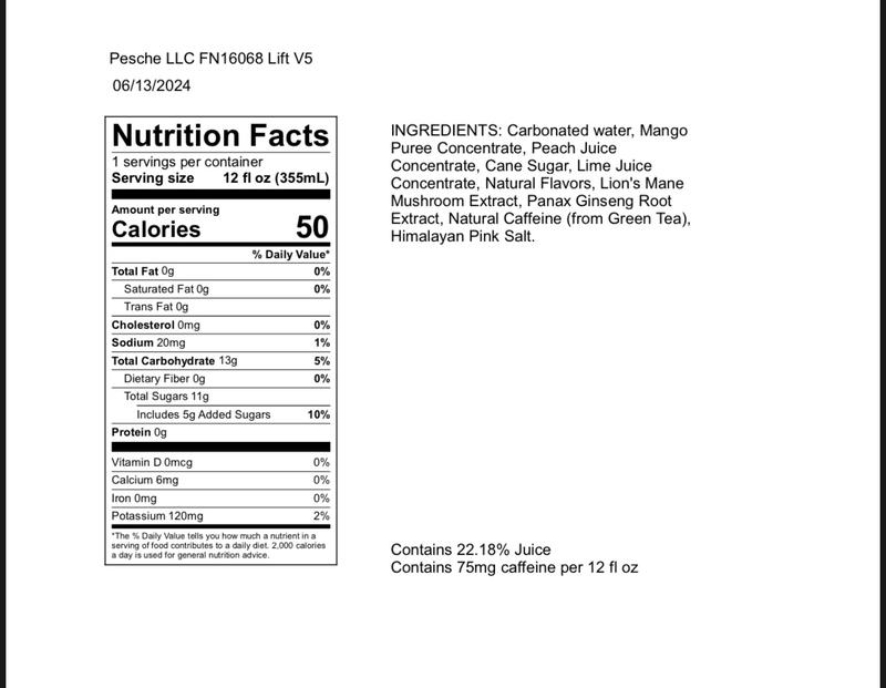 Mood Mix Starter Mocktail Beverage Pack 4-pack with Peach Mango Margarita Strawberry Mint Mojito & Tart Cherry Shirley flavors for Summer Iced Drink - Seltzer