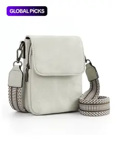 Women's Fashionable Pattern Strap Crossbody Bag, Casual PU Leather Shoulder Bag for Daily Use, Trendy Versatile High-quality Daily Commuting Bag