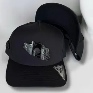 Guerrero mexico Hats Black SnapBack for Men - Adjustable SnapBack Design, Classic Black Color, Versatile Fashion Accessory