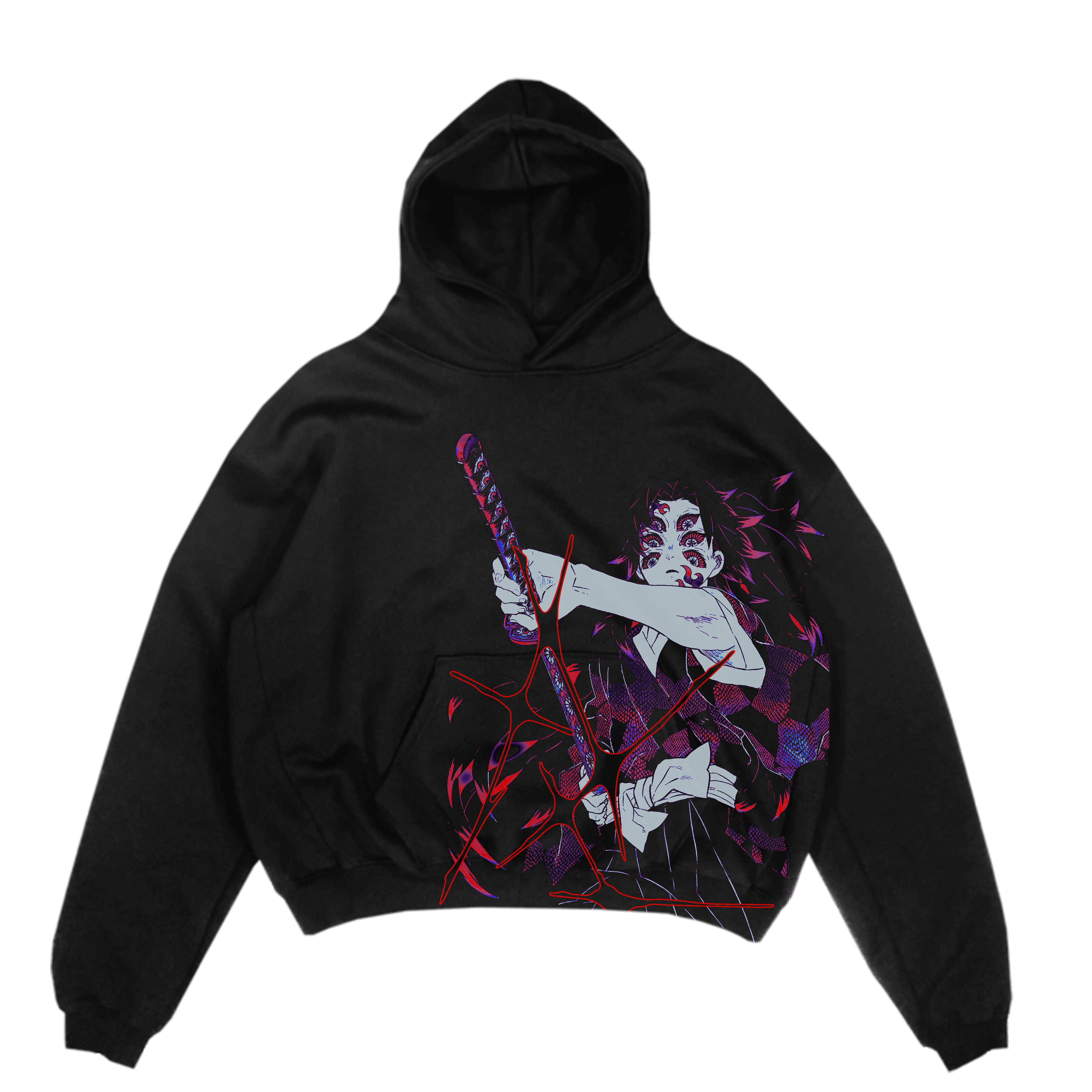 Demon Slayer "Upper Moon 1" Hoodie (Heavyweight)