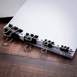 30 Pcs Metal Adjustable Clips, Ideal for Office and Home Organization, Durable and Versatile Fasteners, Perfect for Document Management