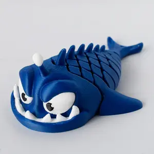 3D Printed Kangaroo Fish Keychain, Durable Decorative Car Keychain, Bag Keychain, Women's Fashion Unique Party Accessory