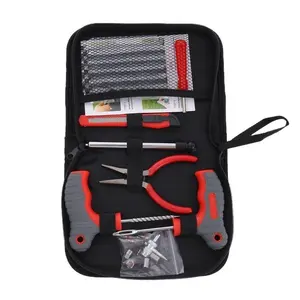 35PCS Emergency Tire Repair Tool Kit Fast Puncture Fix Set for Car Motorcycle Electric Bike Universal Use