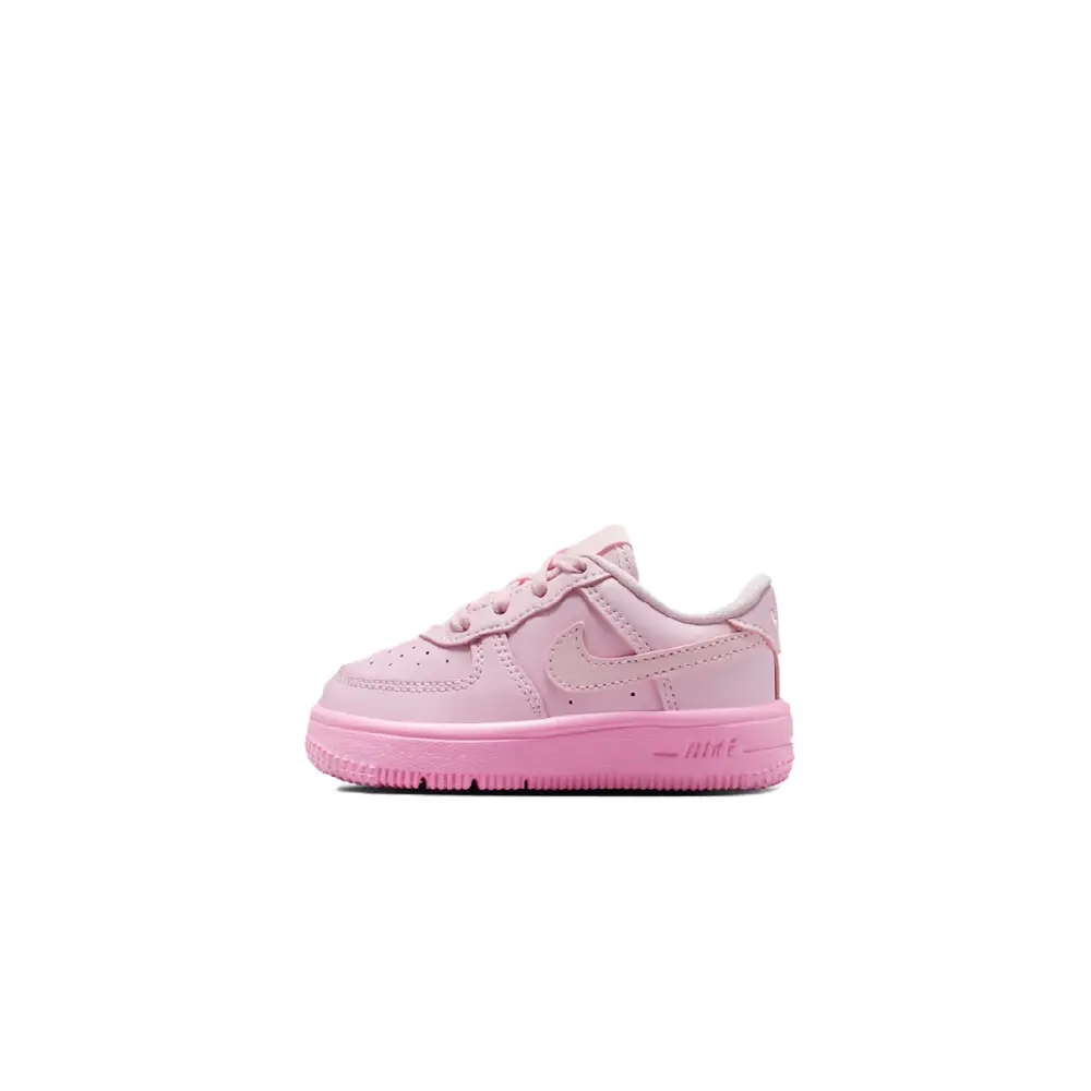 Toddler's Nike Force 1 Low Lace Pink Foam/Pink Foam-Pink Rise (IF1674 601)