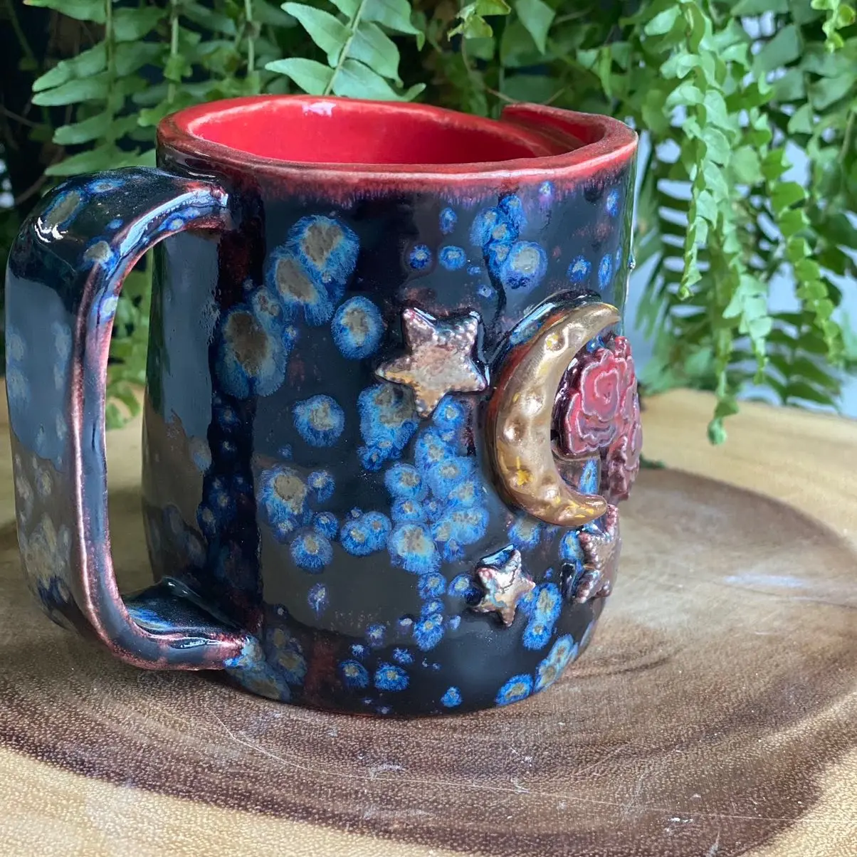 Cosmic Rain Handmade Mug Cosmic Rain Handmade Mug
