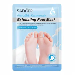 Skin-friendly Exfoliating Foot Mask, 2 Pairs Natural Gentle Moisturizing Hydrating Foot Care Mask for Christmas Gift, Nourishing Foot Care Product, Lightweight, Hydrate