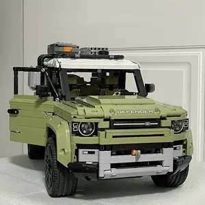 2573PCS 1:8 Technical Defender Off Road Car Building Blocks Assemble Bricks SUV Vehicle Toys Gift For Children Kids Stem Building Blocks