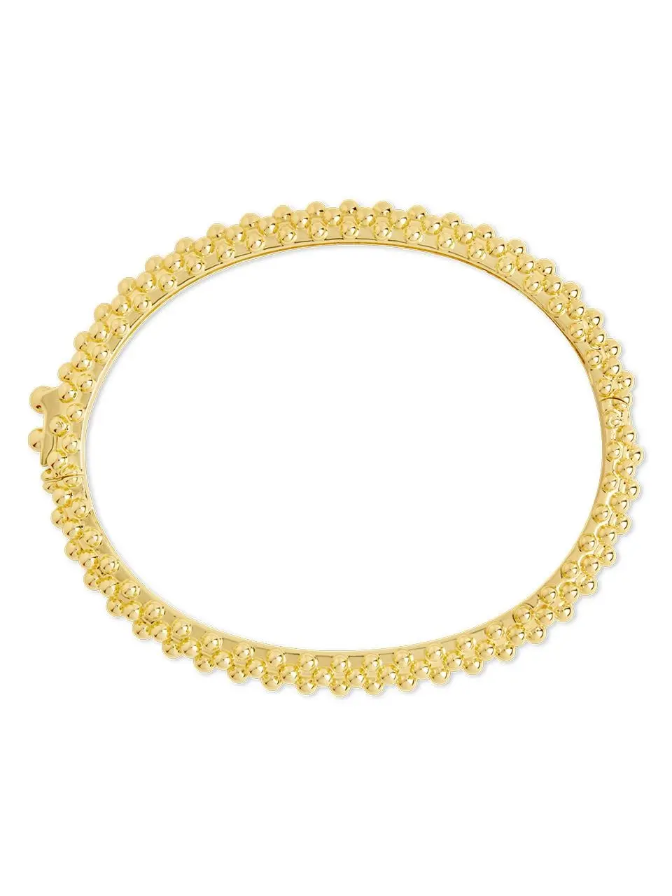 Fern Bubble Textured Bangle