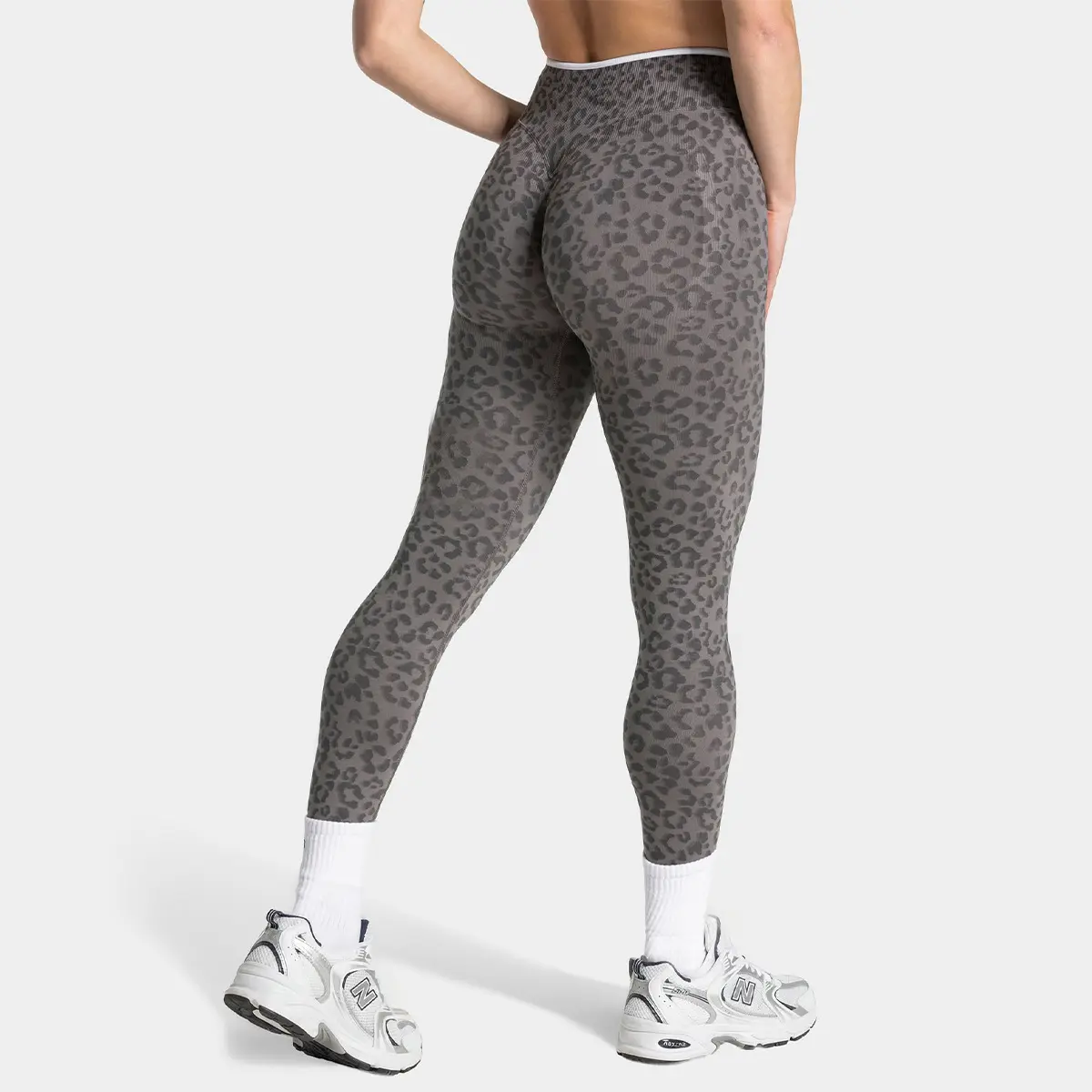 df-New Butt-Lifting Slimming Yoga Pants With Tummy Control And Leopard Print, Suitable For Running, Playing Ball, And Exercising