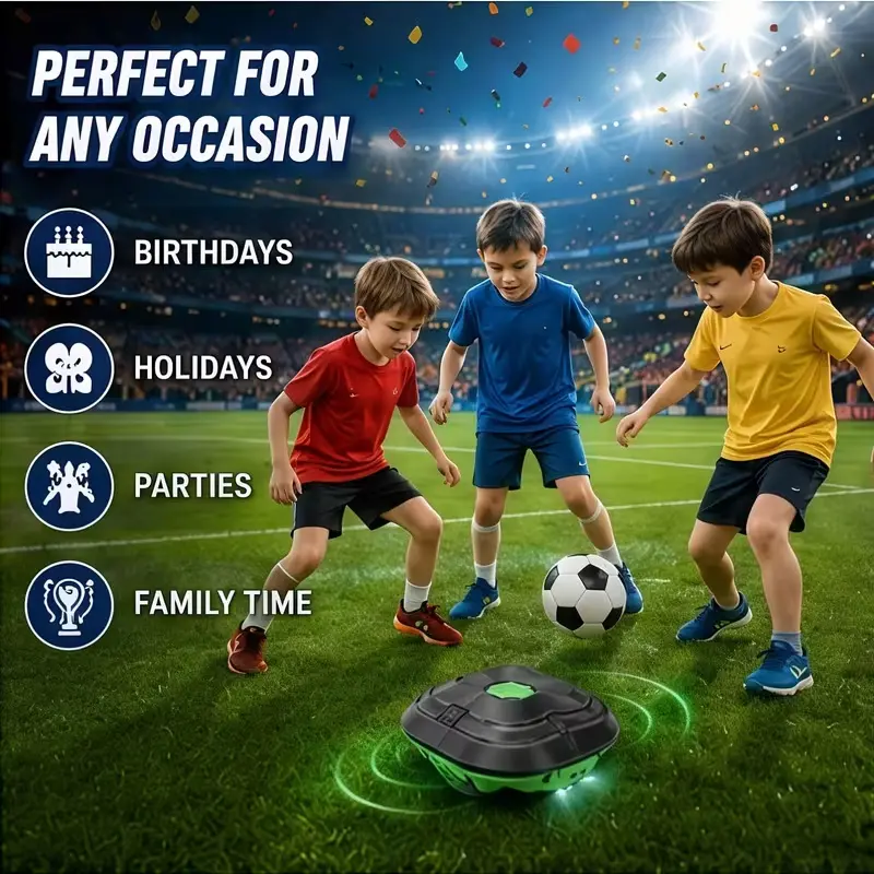 Sensor Smart Follow Soccer Robot Toy, Indoor Outdoor Parent-child Interactive Soccer Training Game Gift for Boys & Girls