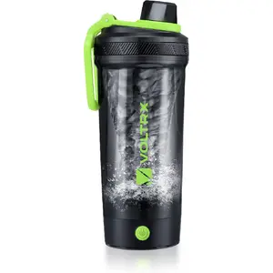 Shake cup, high-nickel USB C rechargeable electric protein mixer, used for protein and meal replacement shakes, BPA-free, made of Tritan material, 24 ounces capacity