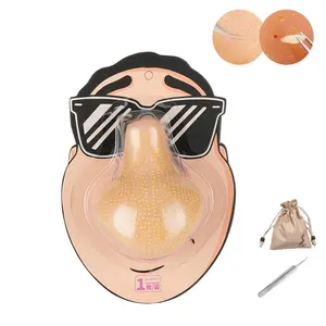 Strawberry Nose Toy for Blackheads and Acne, Realistic Extraction, Portable Silicone, Stress Relief Tool, Creative Gift Idea