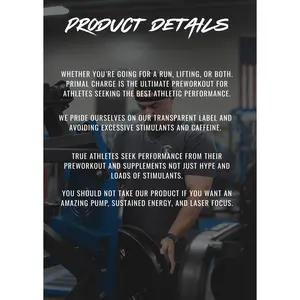 PRIMAL CHARGE// THE PERFORMANCE PRE-WORKOUT