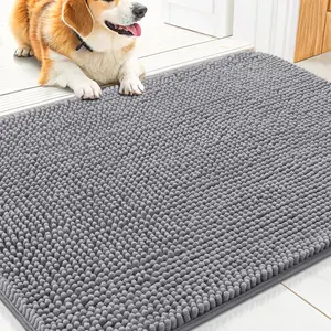 Dog Door Mat - 30x20 in Water-Absorbent Indoor Door Mat for Muddy Paws, Soft Pet Entryway Rug Dog Door Mat - 30x20 in Water-Absorbent Indoor Door Mat for Muddy Paws, Soft Pet Entryway Rug