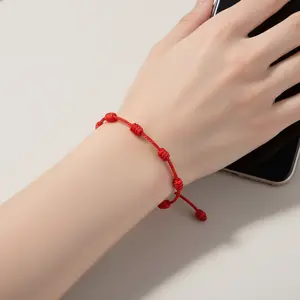 7 Knot Lucky Bracelet - Handcrafted - Prosperity - QueLindo
