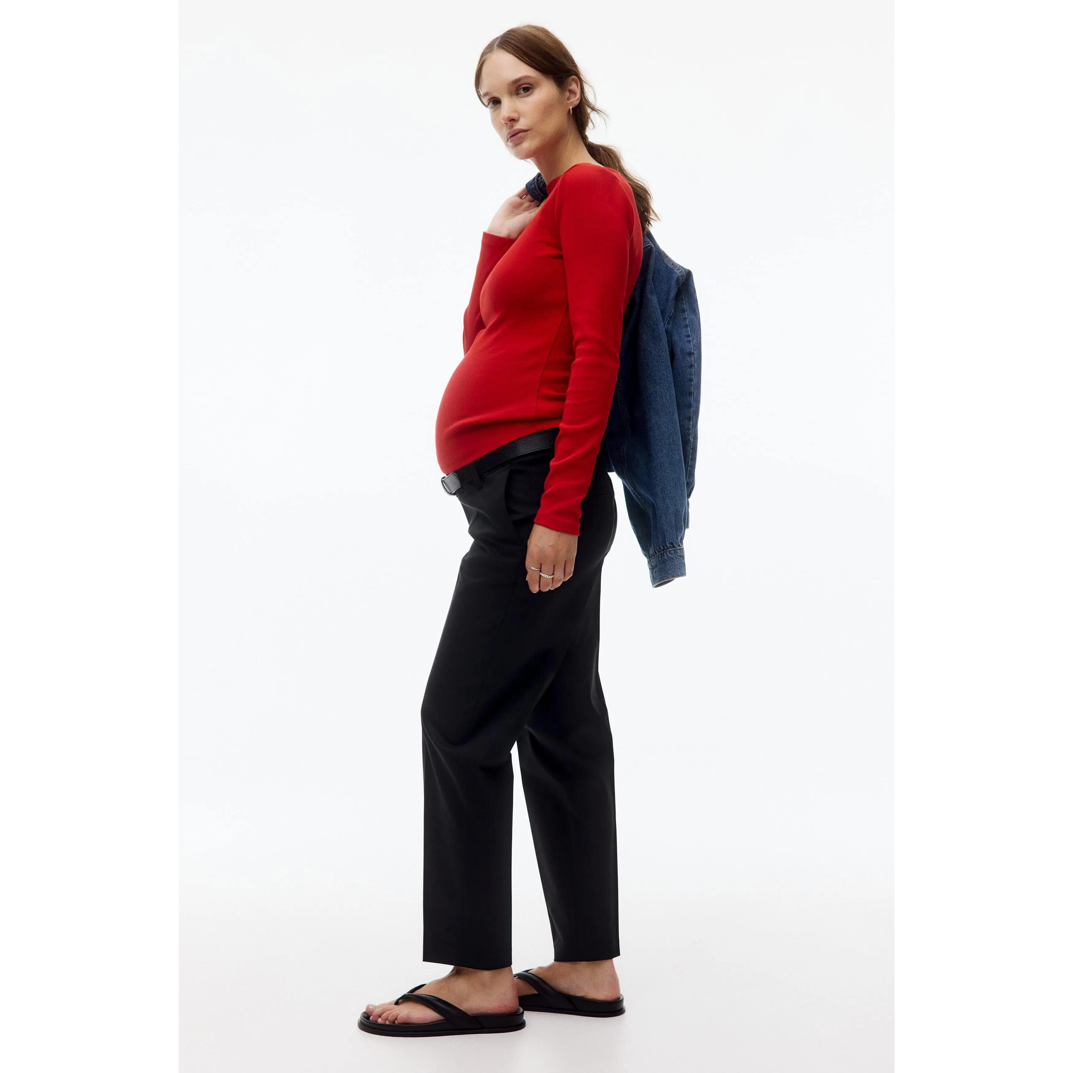 H&M MAMA Cigarette trousers
