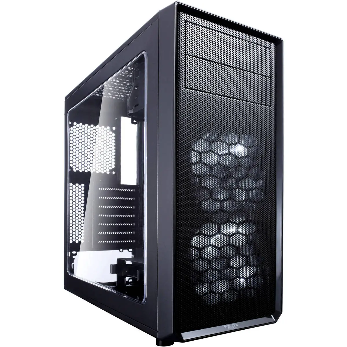 Fractal Design Focus G ATX Mid-Tower Computer Case with Side Window, Black