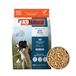 K9 Natural Grain-Free Freeze-Dried Dog Food, New Zealand Beef Feast 1.1lb