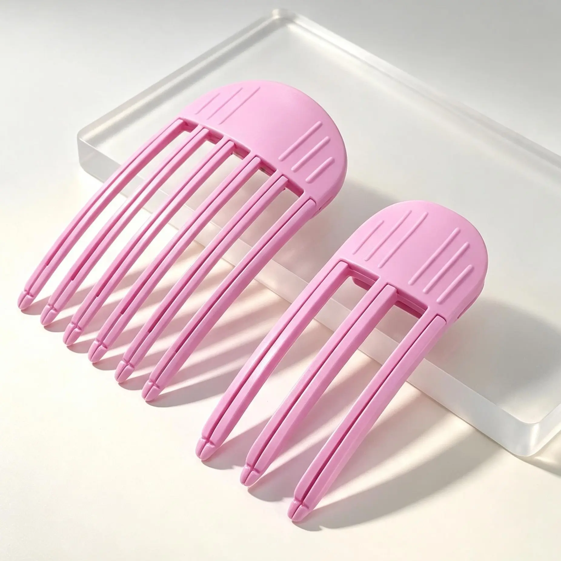 8 set Invisible Hair Root Fluffy Clip 3/6 Teeth Design, Anti-wrinkle No Dent Bangs Fixer Clip, Portable Hair Volumizer Accessories for Fine Flat Hair Women Girls