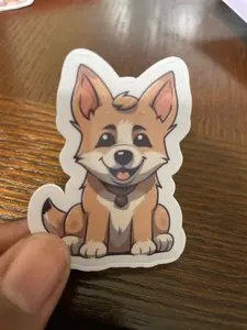 Cute German Shepherd Sticker