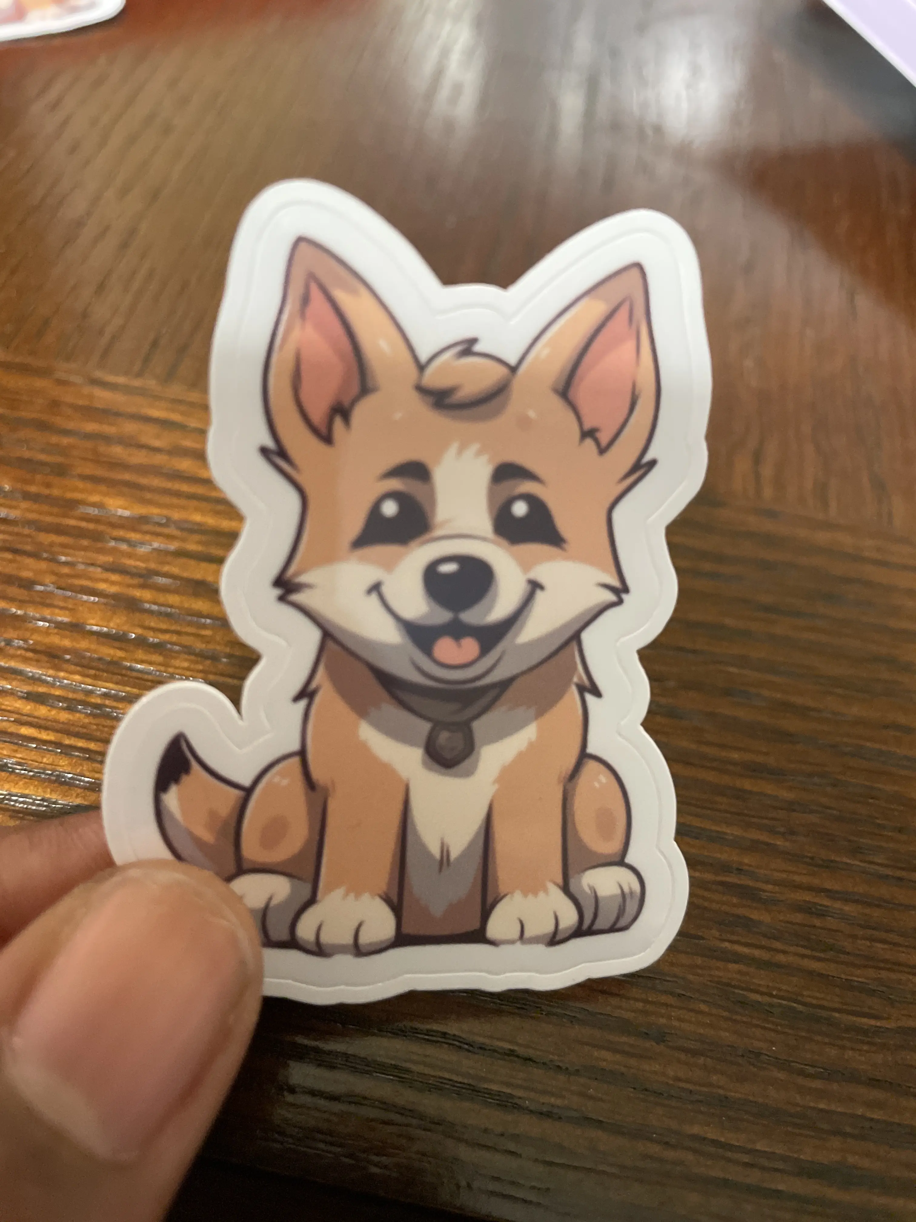 Cute German Shepherd Sticker