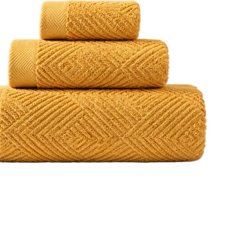 Luxury Cotton Bath Towel, 3 pieces sets. Ultra Soft, Super Absorbent Bathroom Essential